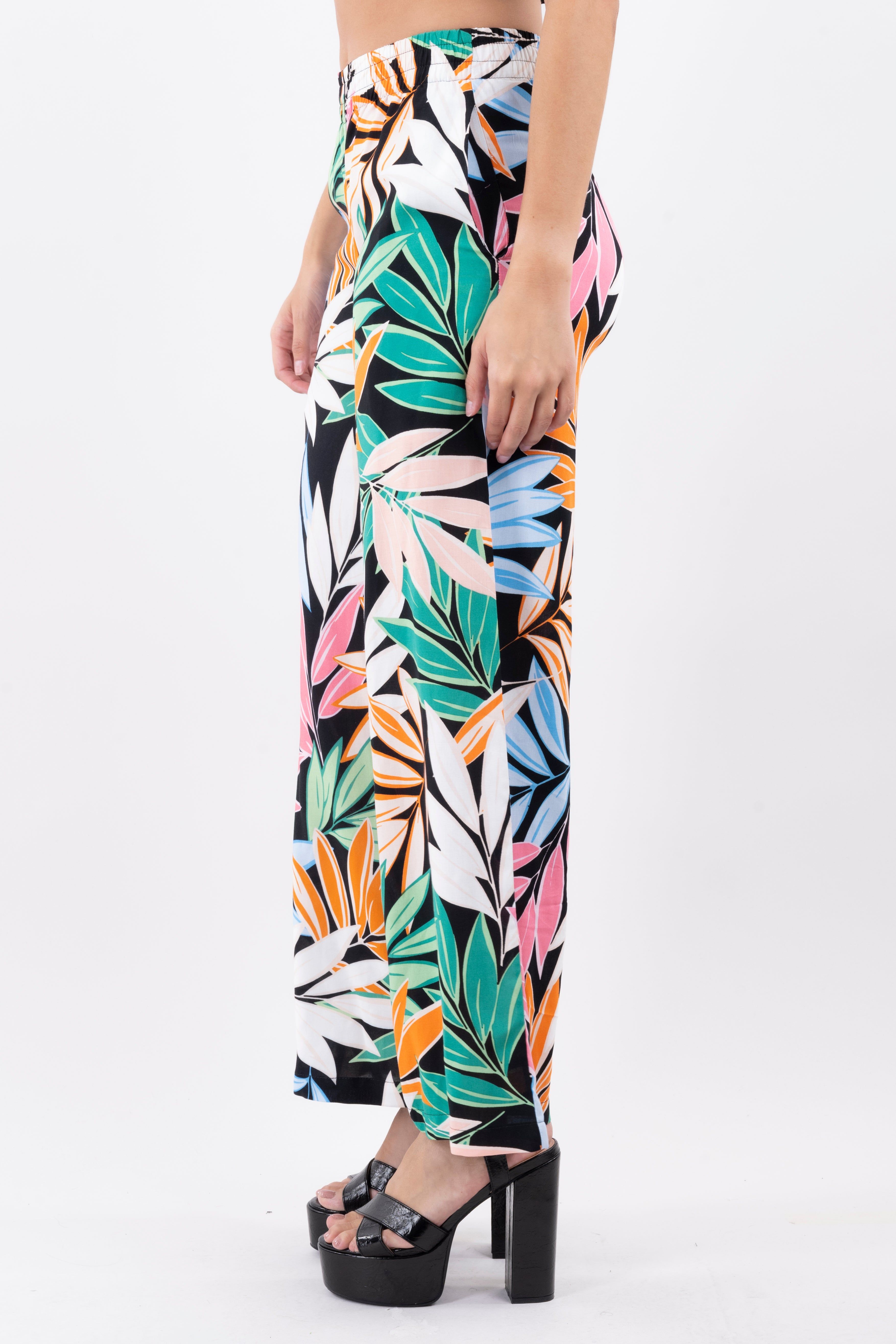 Pantalón amplio estampado tropical sold by Shasa product image thumbnail 3