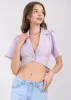 Camisa crop cuadros sold by Shasa