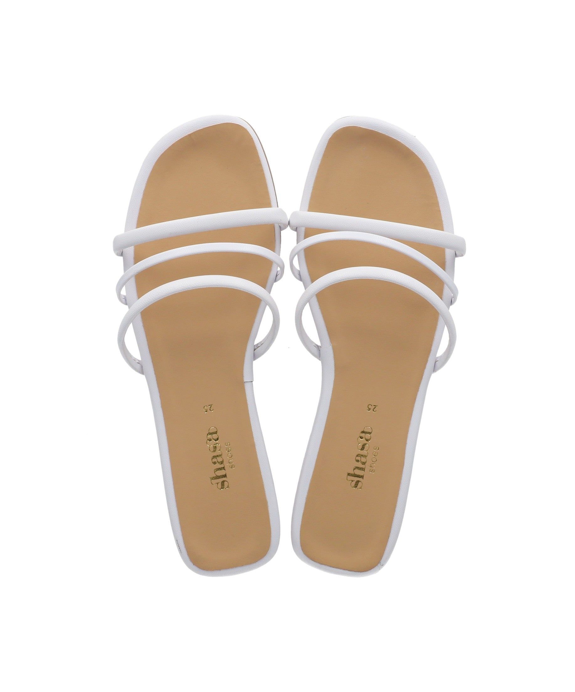 Sandalia pala 3 tiras delgadas sold by Shasa