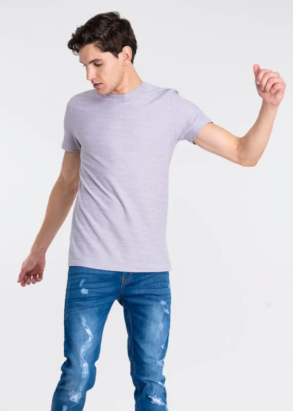 Playera cuello redondo textura sold by Shasa