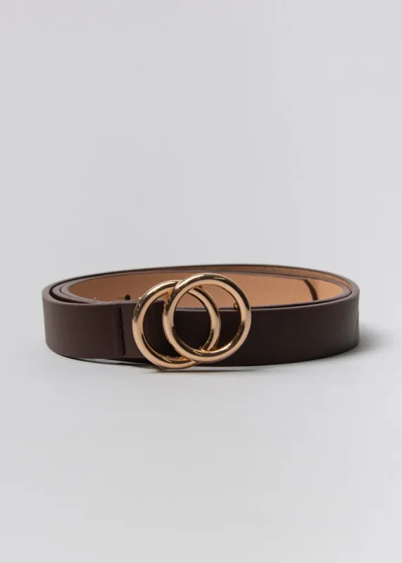 Cinturón hebilla doble aro sold by Shasa