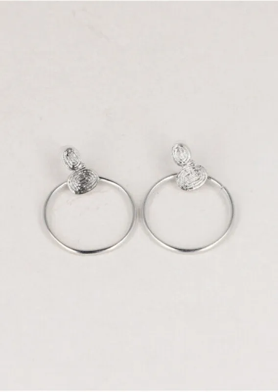 Aretes Circulo Espiral sold by Shasa