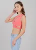 Top crop asimétrico cut out sold by Shasa