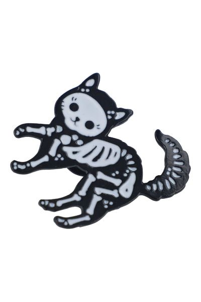Pin gatito esqueleto sold by Shasa product image thumbnail 2