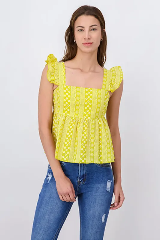 Blusa Tirantes Olán Flores sold by Shasa