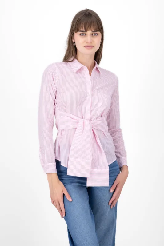 Camisa Rayas Detalle Nudo sold by Shasa