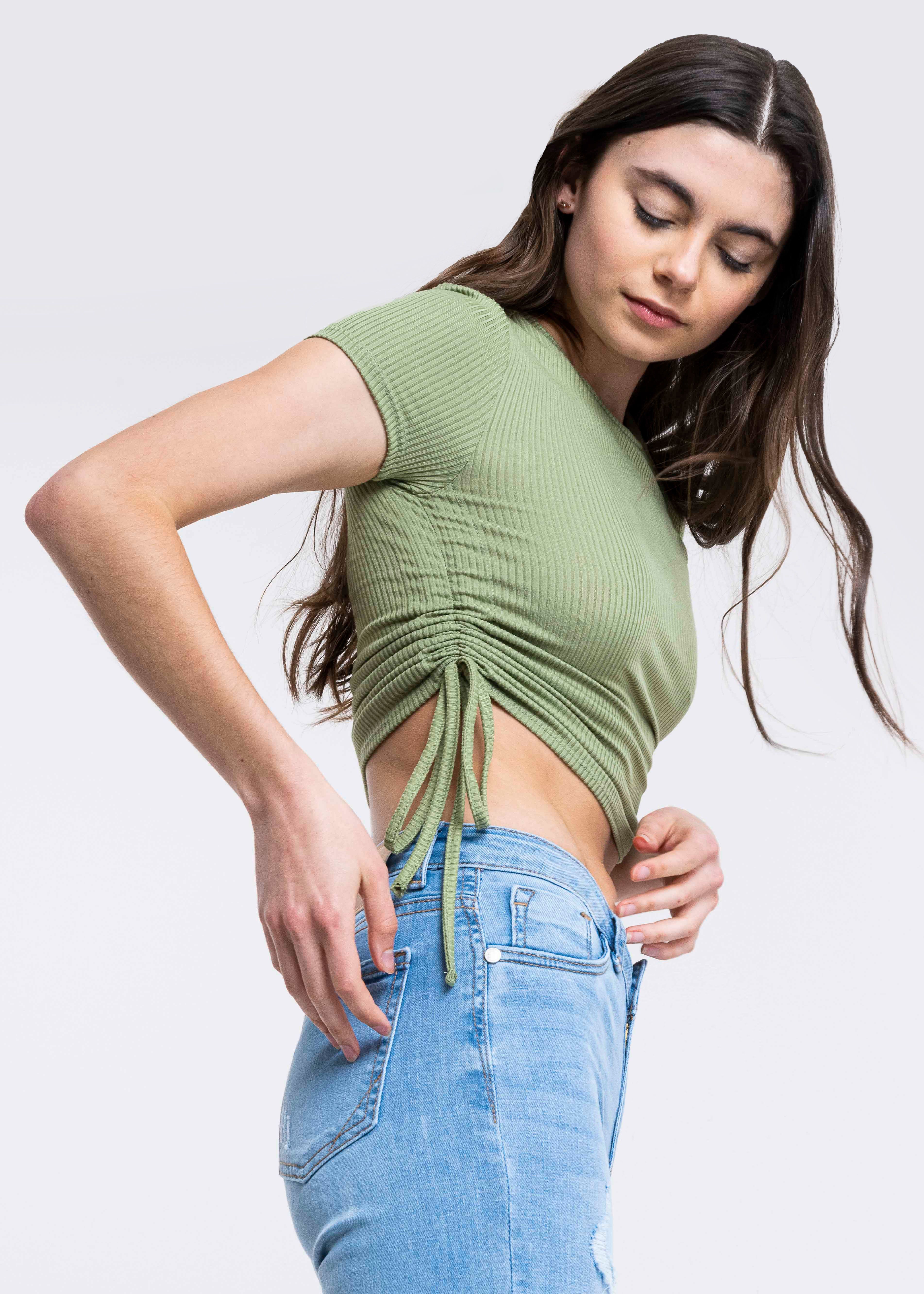 Top manga corta jaretas laterales sold by Shasa product image thumbnail 3