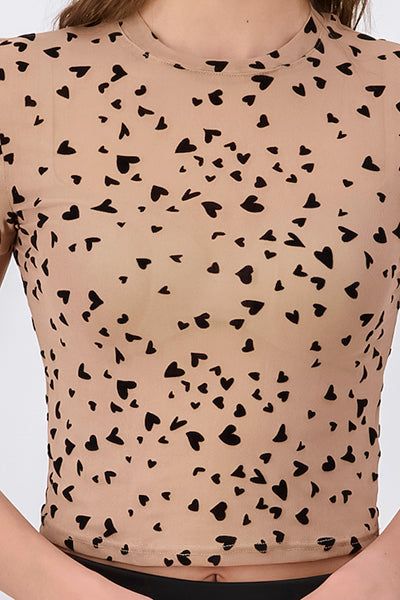 Top mesh corazones flock sold by Shasa product image thumbnail 5