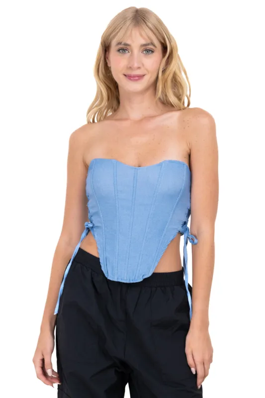 Top corset cintas laterales sold by Shasa