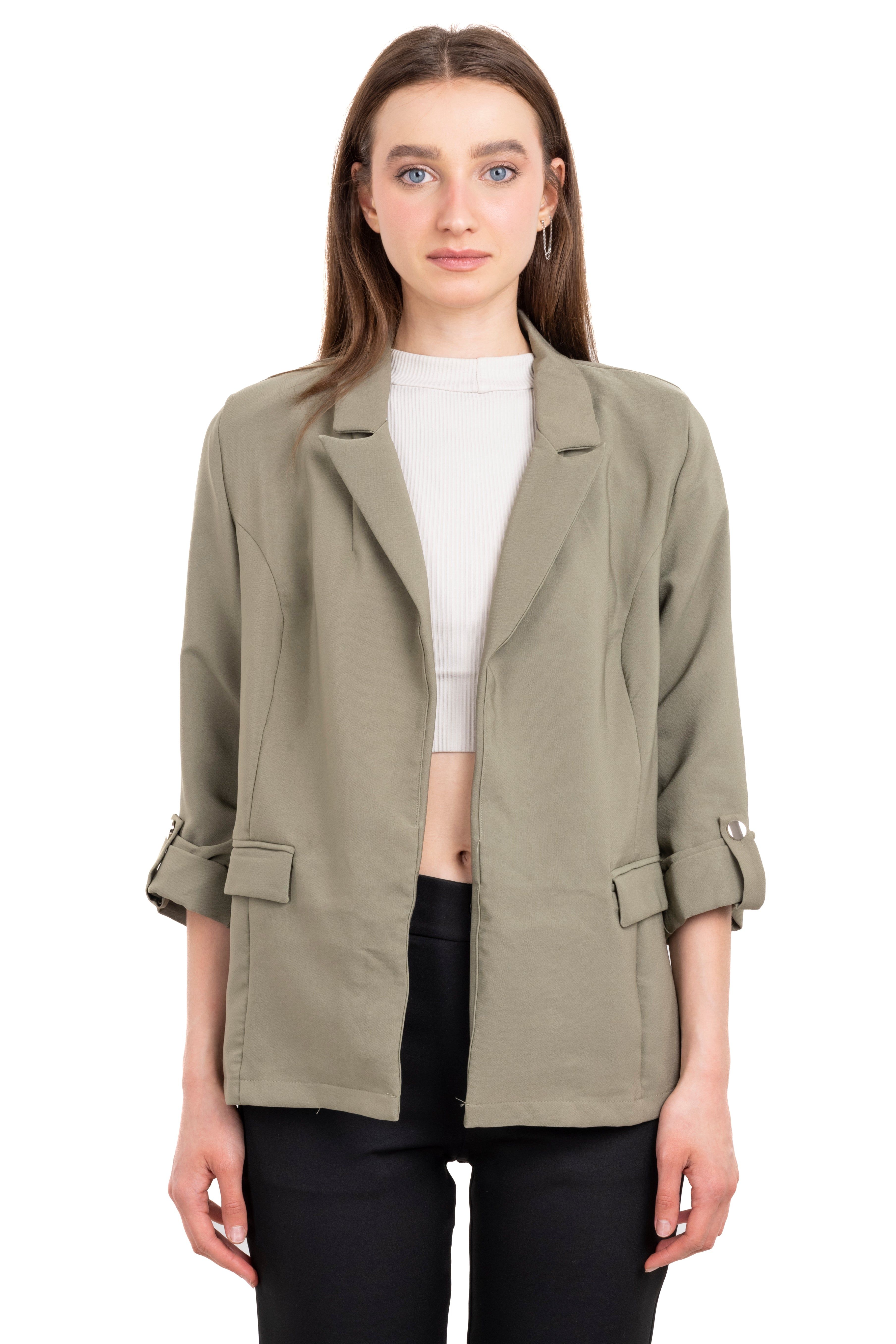 Blazer liso manga 3/4 sold by Shasa product image thumbnail 2