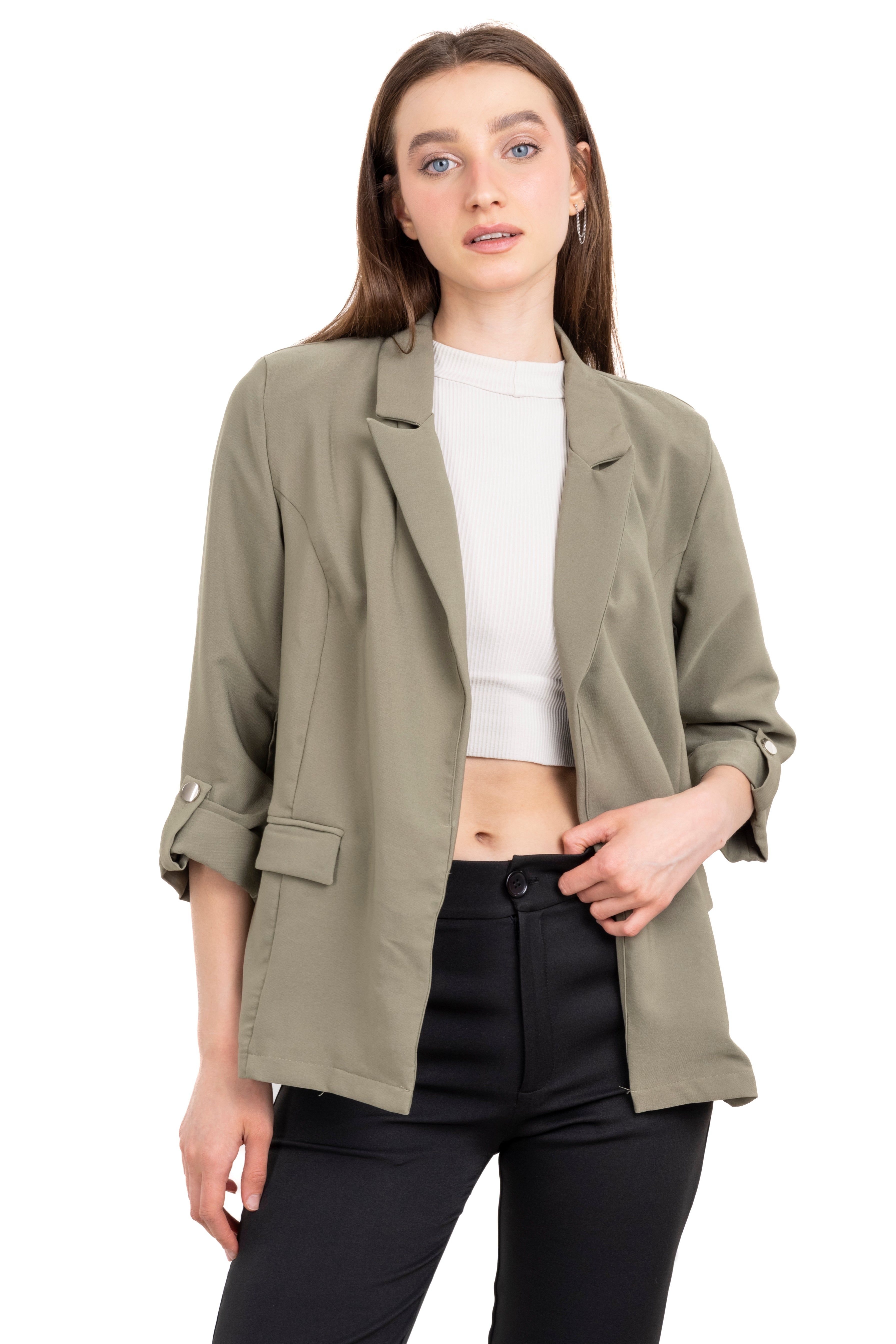 Blazer liso manga 3/4 sold by Shasa