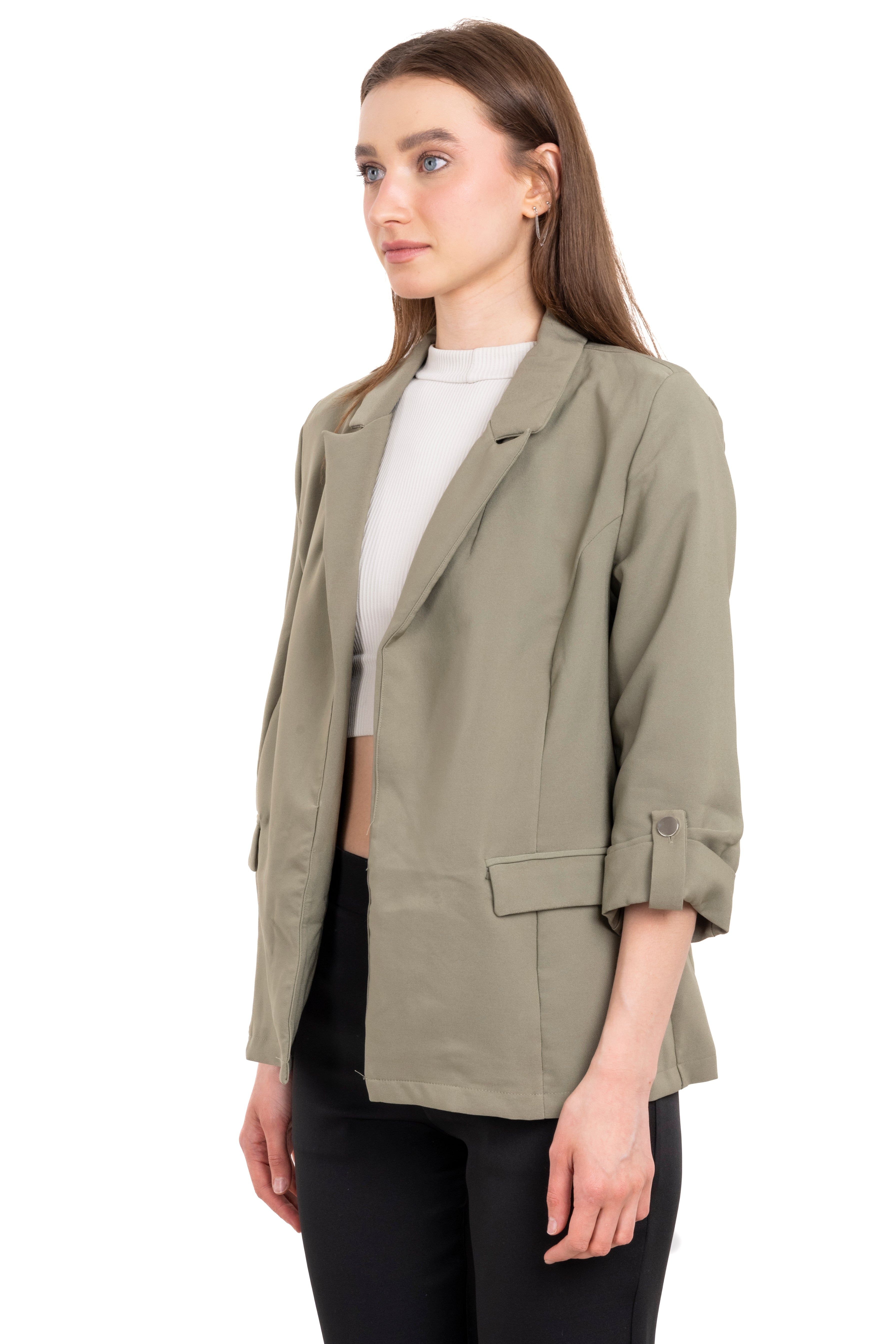 Blazer liso manga 3/4 sold by Shasa product image thumbnail 3