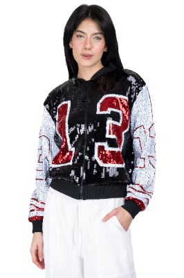 Light jacket lentejuelas sold by Shasa