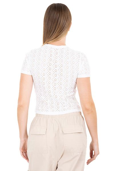 Top eyelet manga corta sold by Shasa product image thumbnail 4