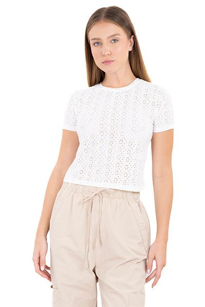 Top eyelet manga corta sold by Shasa product image thumbnail 2