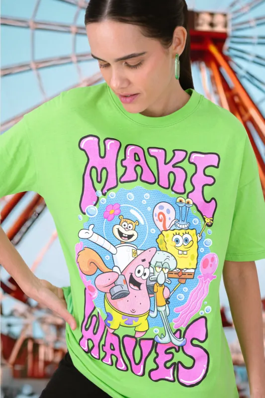 playera bob waves over manga corta sold by Shasa