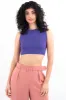 Top crop cuello tank punto sold by Shasa