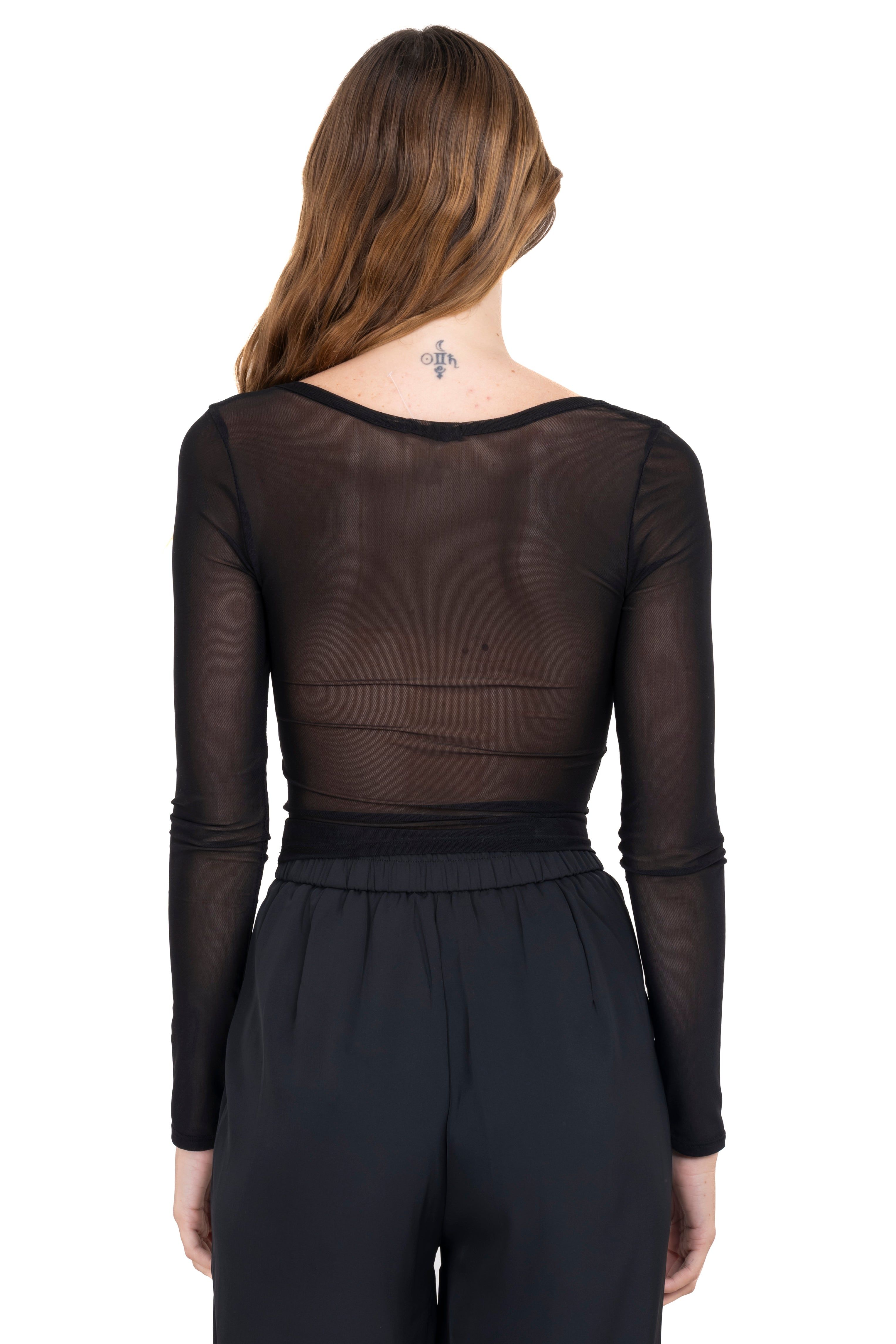 Top mesh copas manga larga sold by Shasa product image thumbnail 4