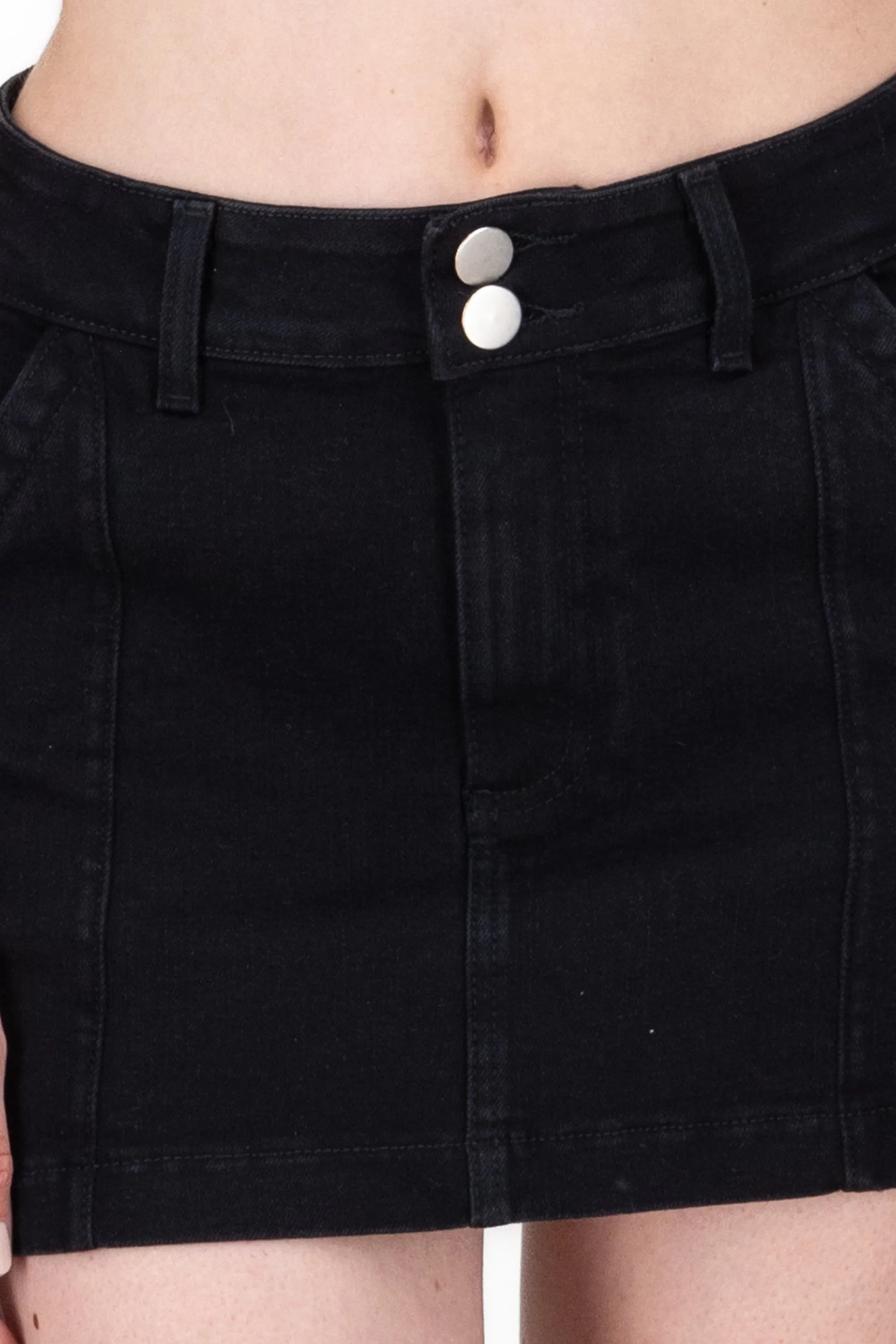 Falda mini denim con 2 botones Hypsters sold by Shasa product image thumbnail 5