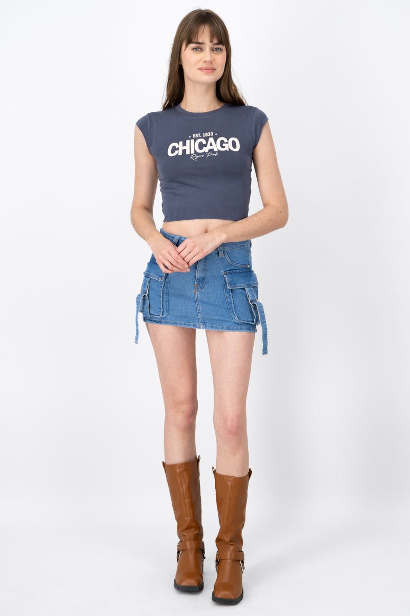 Falda Cargo 2 Bolsas sold by Shasa