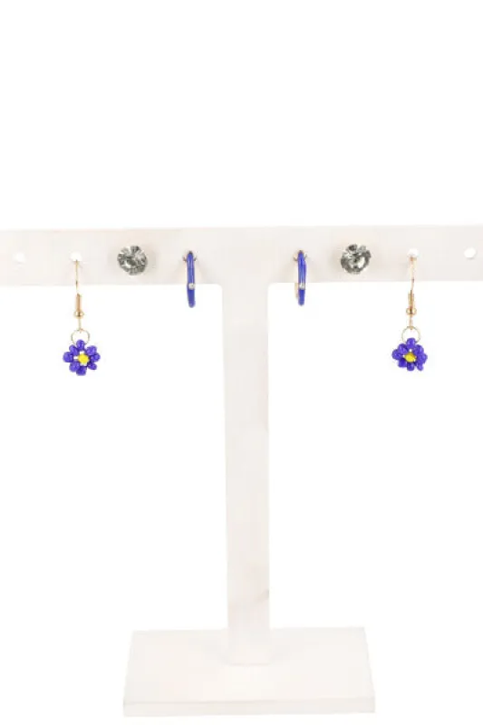 3Pr Aretes Arracadas Flor sold by Shasa