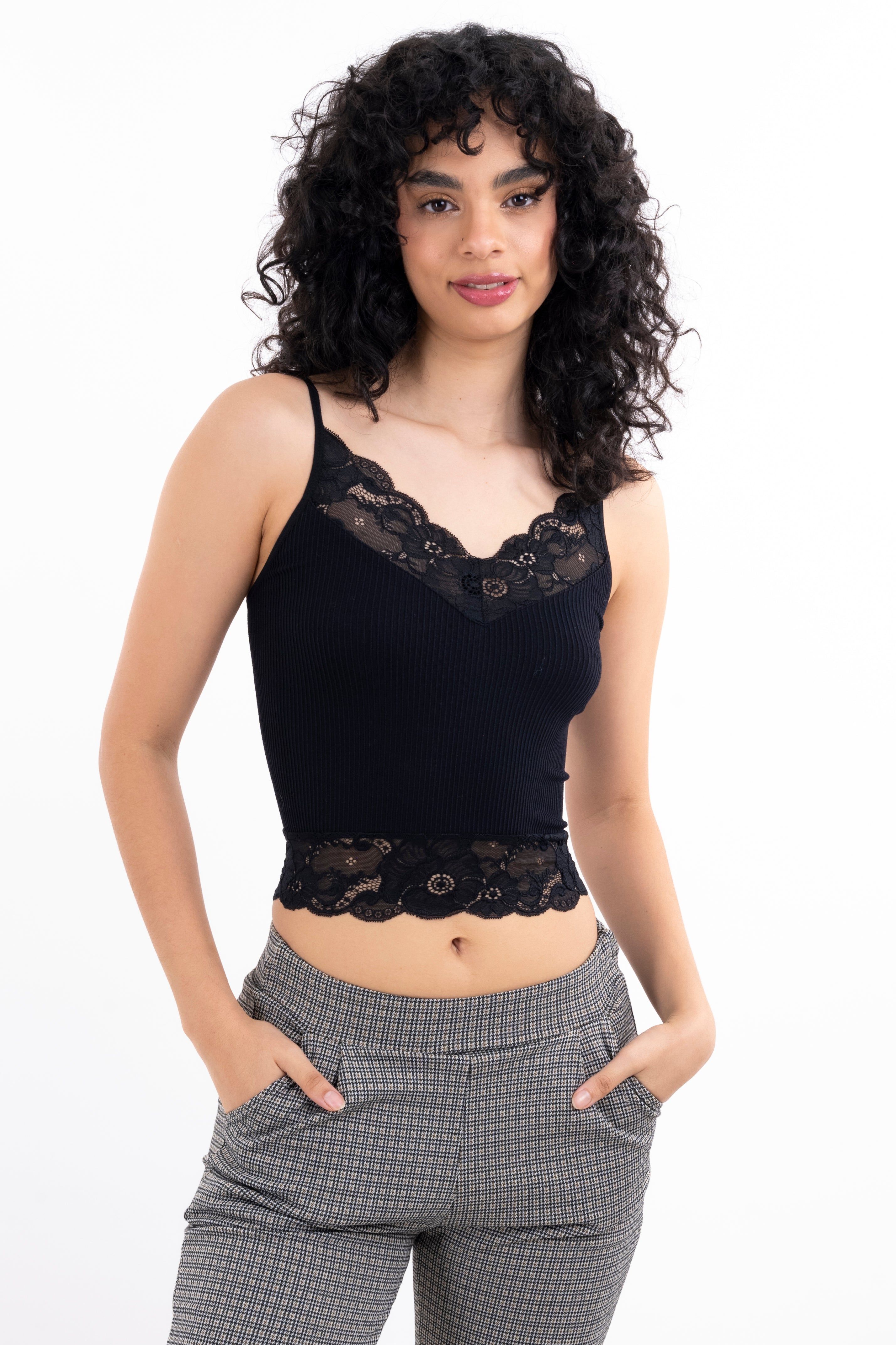 Top rib bordes encaje sold by Shasa product image thumbnail 5