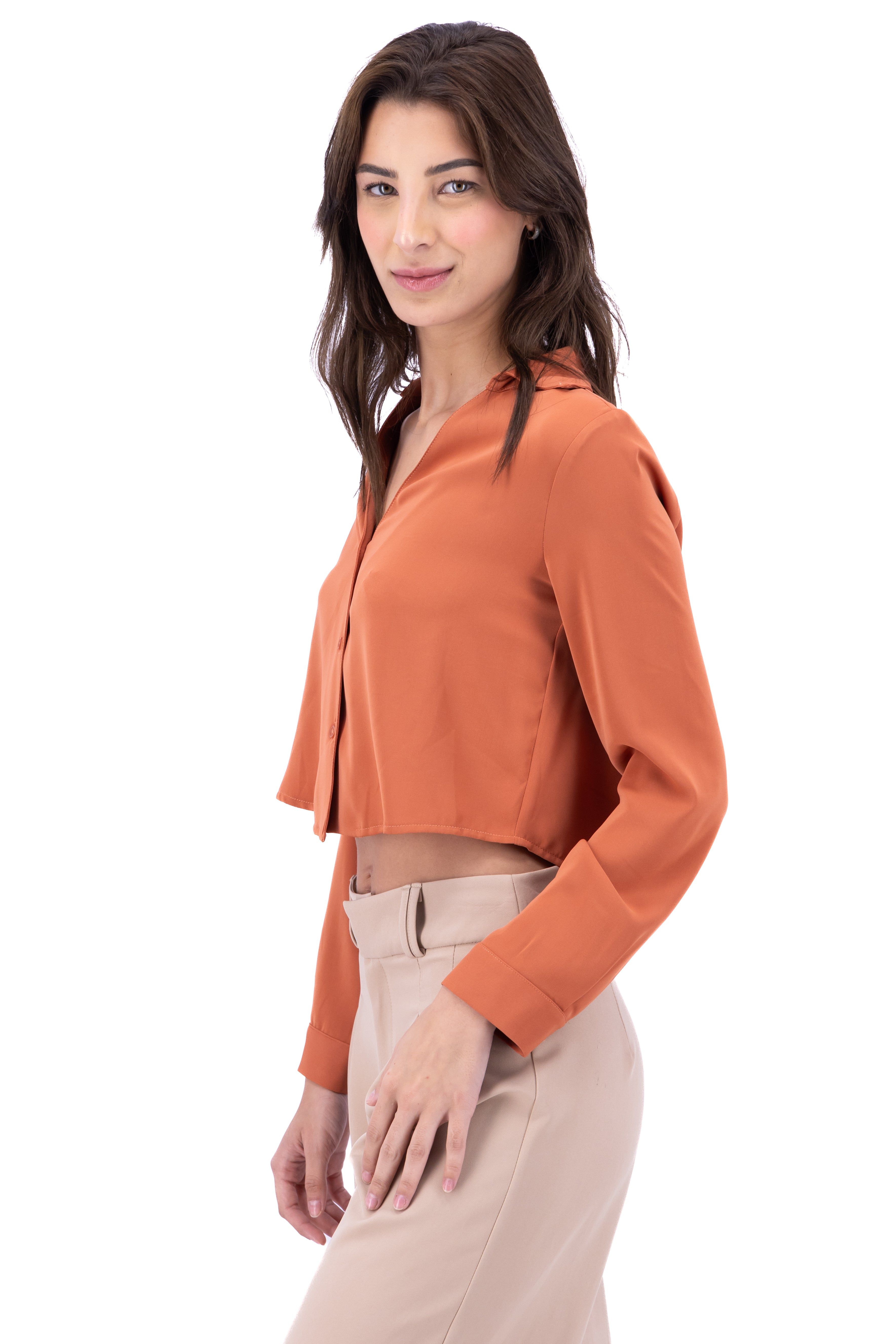 Camisa Crop Escote sold by Shasa product image thumbnail 3
