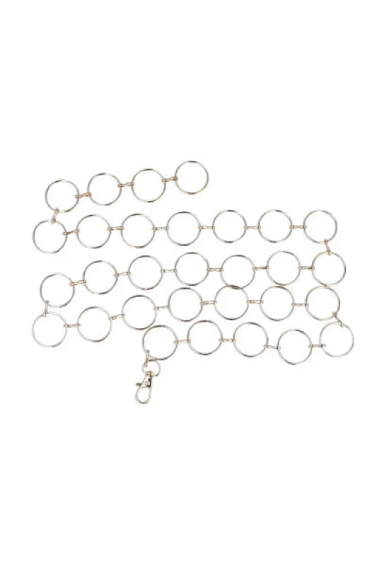 Cinturón cadena aros sold by Shasa