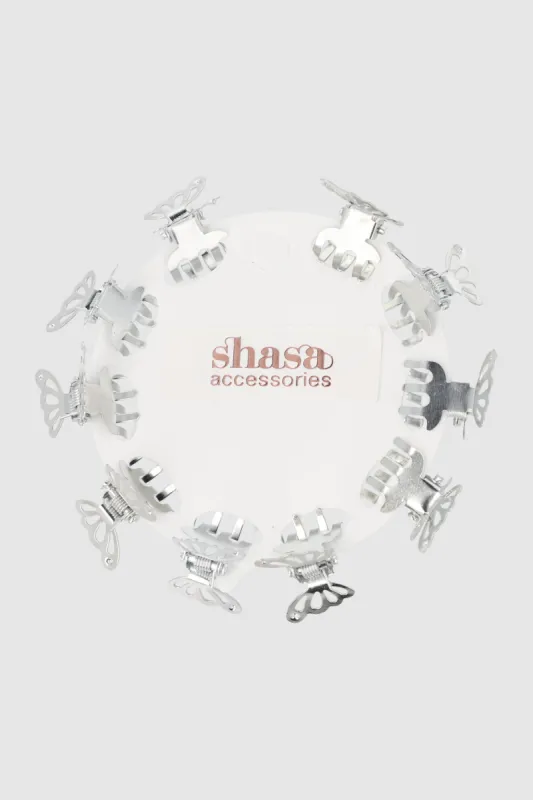 Set 10 pincitas mariposas metal sold by Shasa
