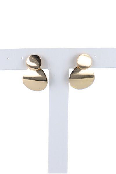 Aretes largos doble circulo sold by Shasa product image thumbnail 3