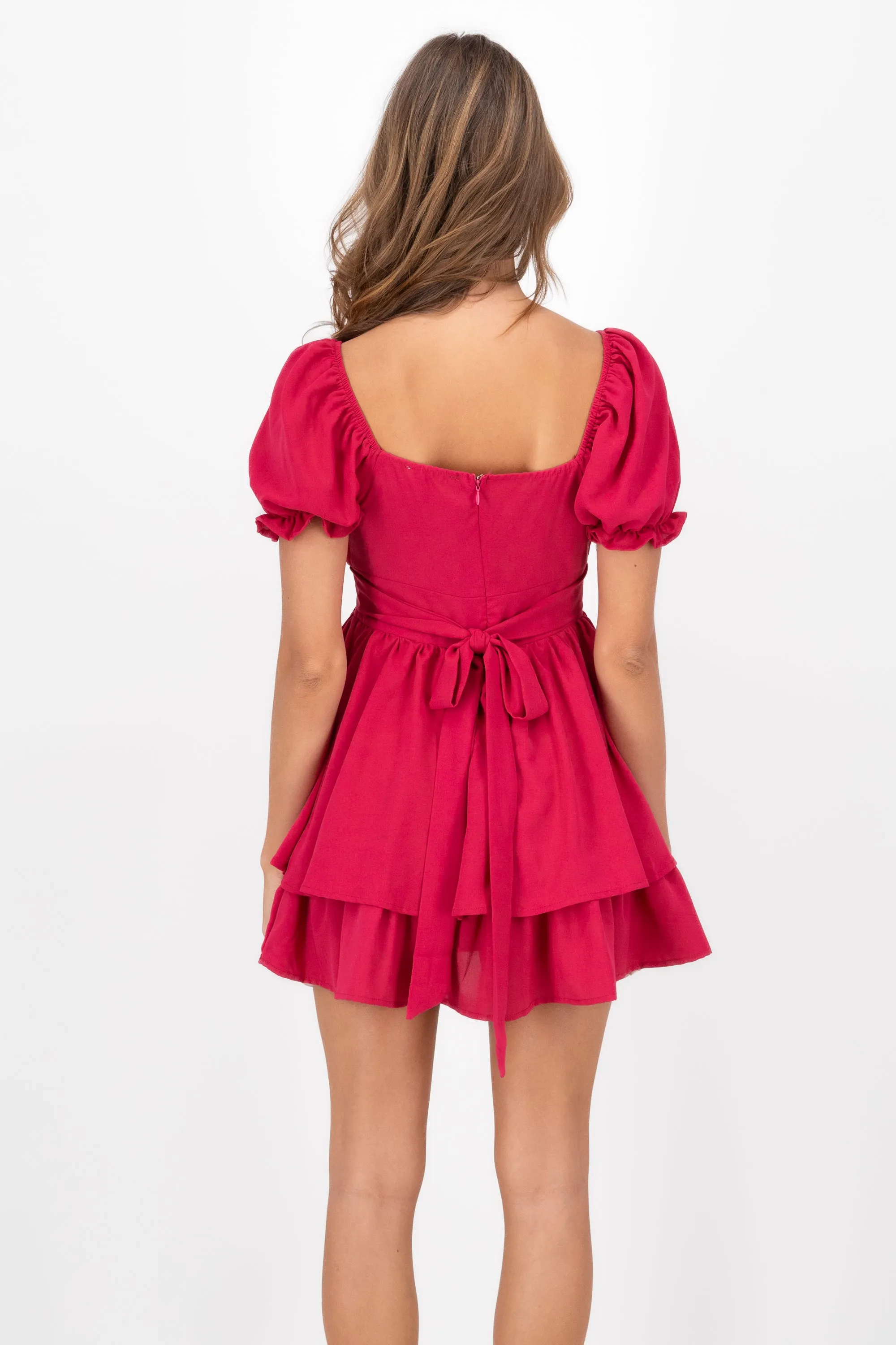 Vestido Mini Capas Moño sold by Shasa product image thumbnail 4