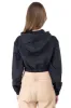 Chamarra crop bolsillos gorra sold by Shasa