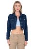 Chamarra crop denim bolsillos sold by Shasa