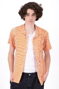 Camisa manga corta rayas sold by Shasa