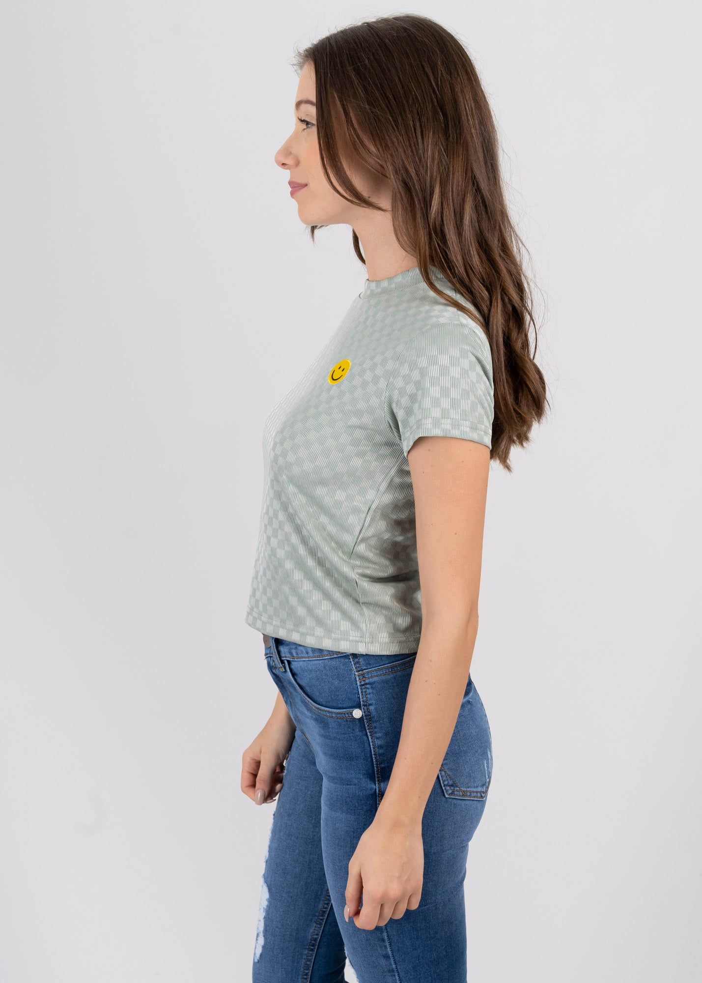 Top satín ajedrez carita feliz sold by Shasa product image thumbnail 3