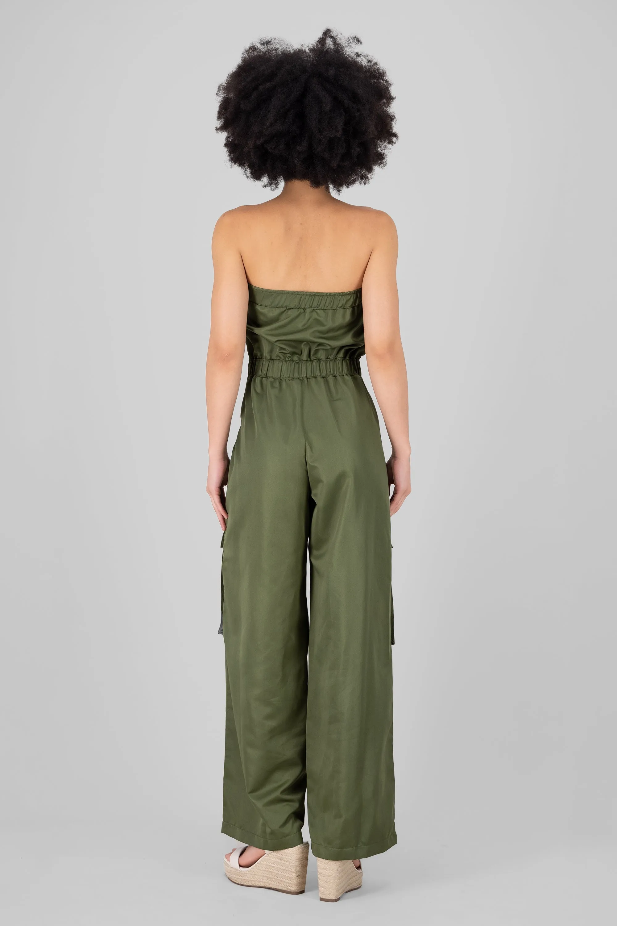 Jumpsuit strapples cargo sold by Shasa product image thumbnail 4