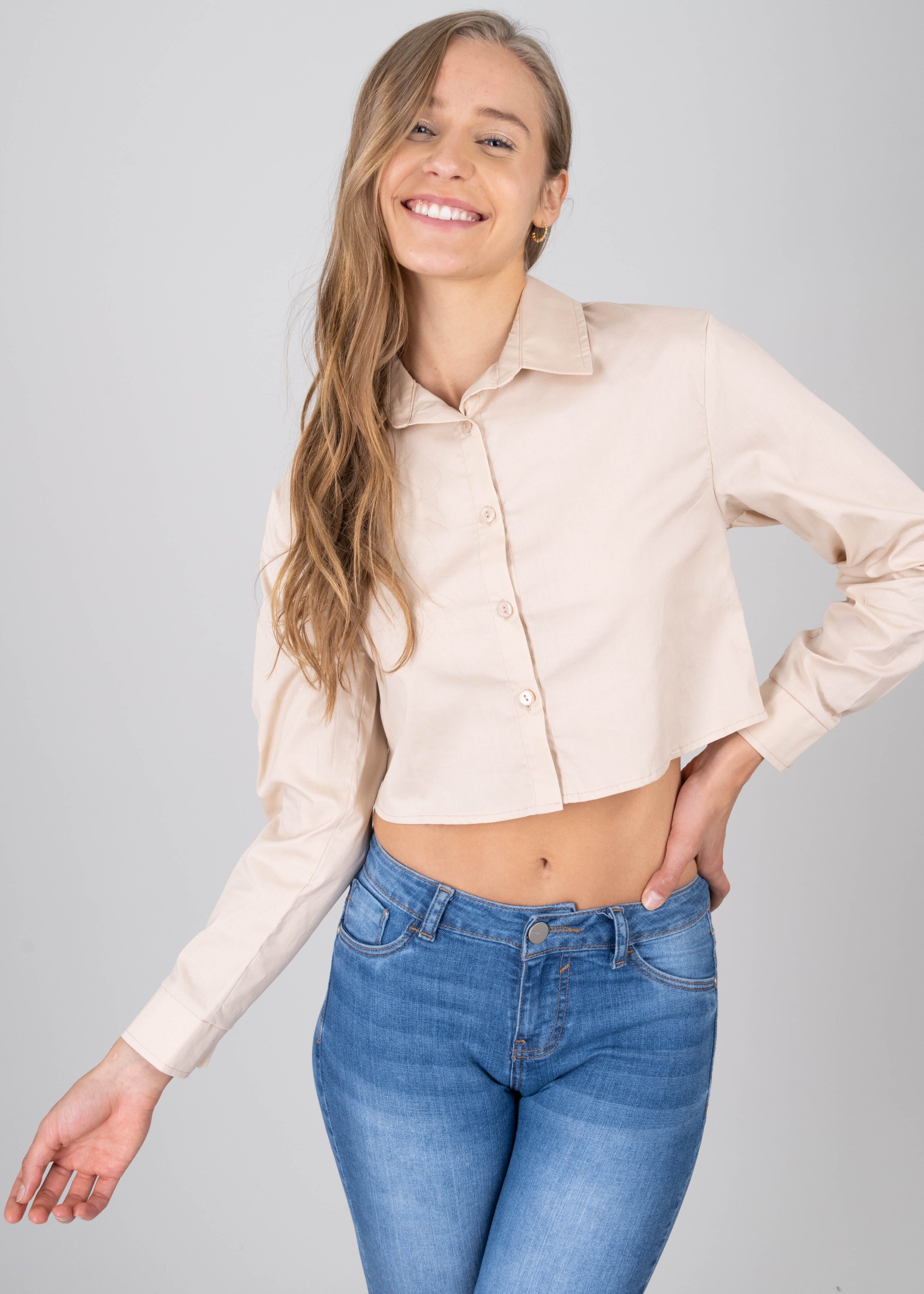 Camisa Crop Manga Larga sold by Shasa product image thumbnail 5