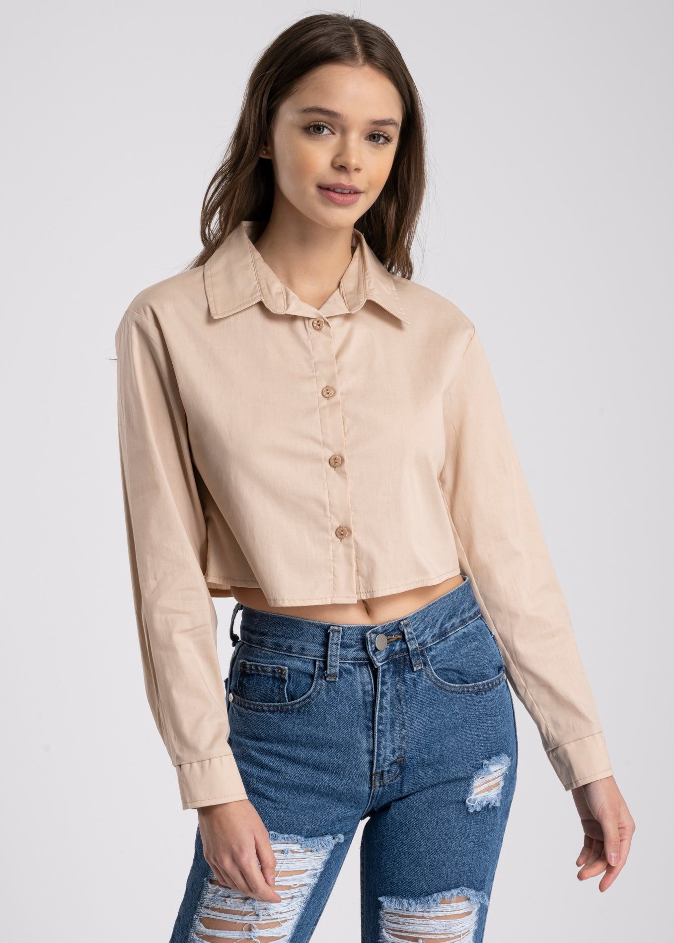 Camisa Crop Manga Larga sold by Shasa product image thumbnail 2