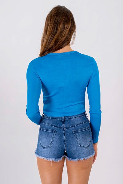 Top acanalado abertura flor sold by Shasa product image thumbnail 4