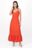 Vestido maxi eyelet escote v sold by Shasa