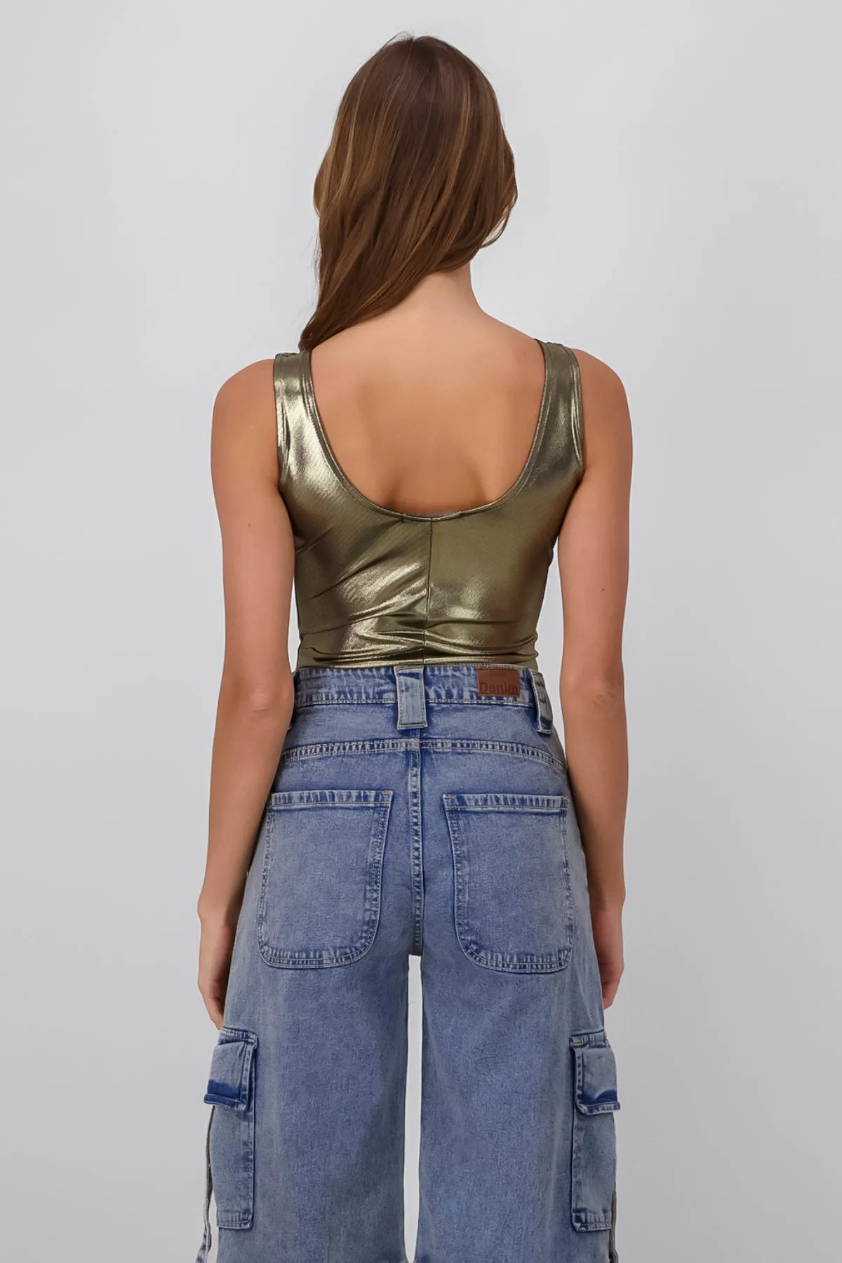 Body Sin Manga Cuello Redondo Metalico sold by Shasa product image thumbnail 4