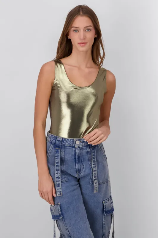 Body Sin Manga Cuello Redondo Metalico sold by Shasa