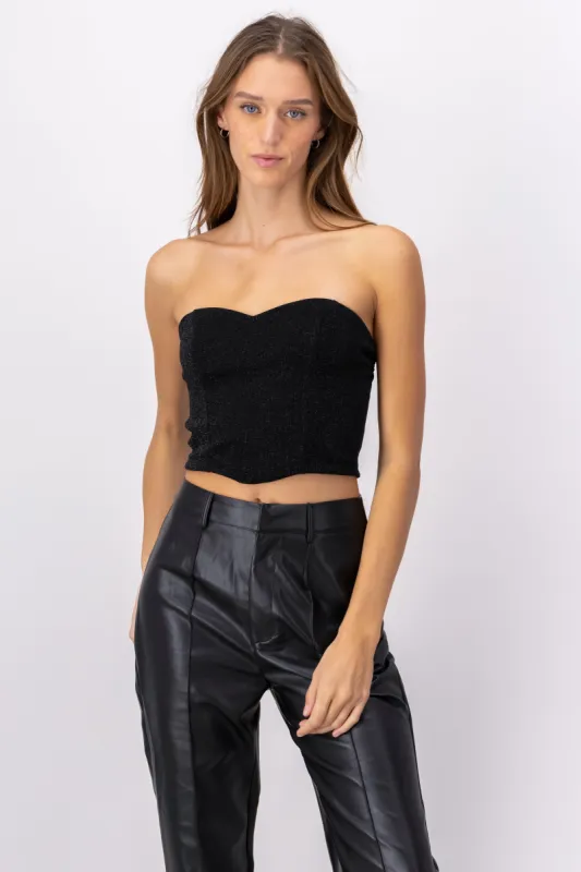 Top crop detalle brillos sold by Shasa