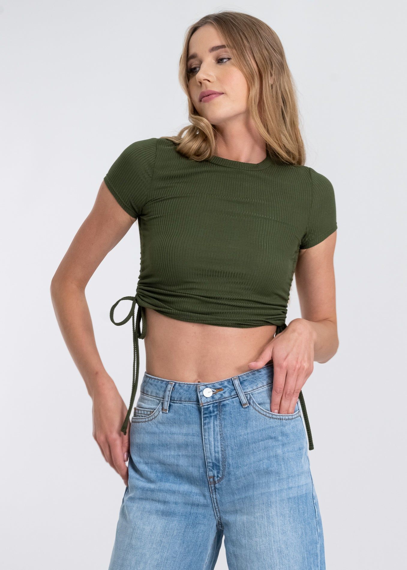 Top manga corta jaretas laterales sold by Shasa