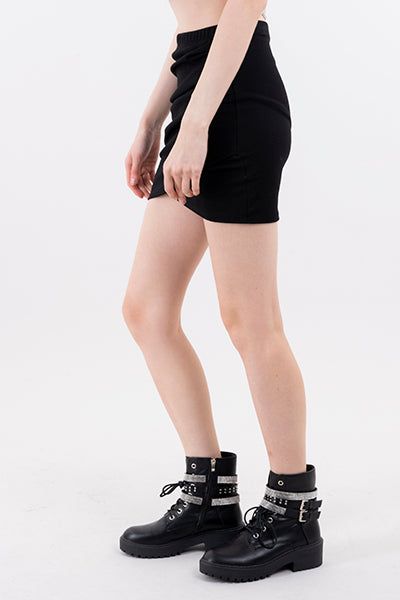 Falda mini cruzada lisa sold by Shasa product image thumbnail 3