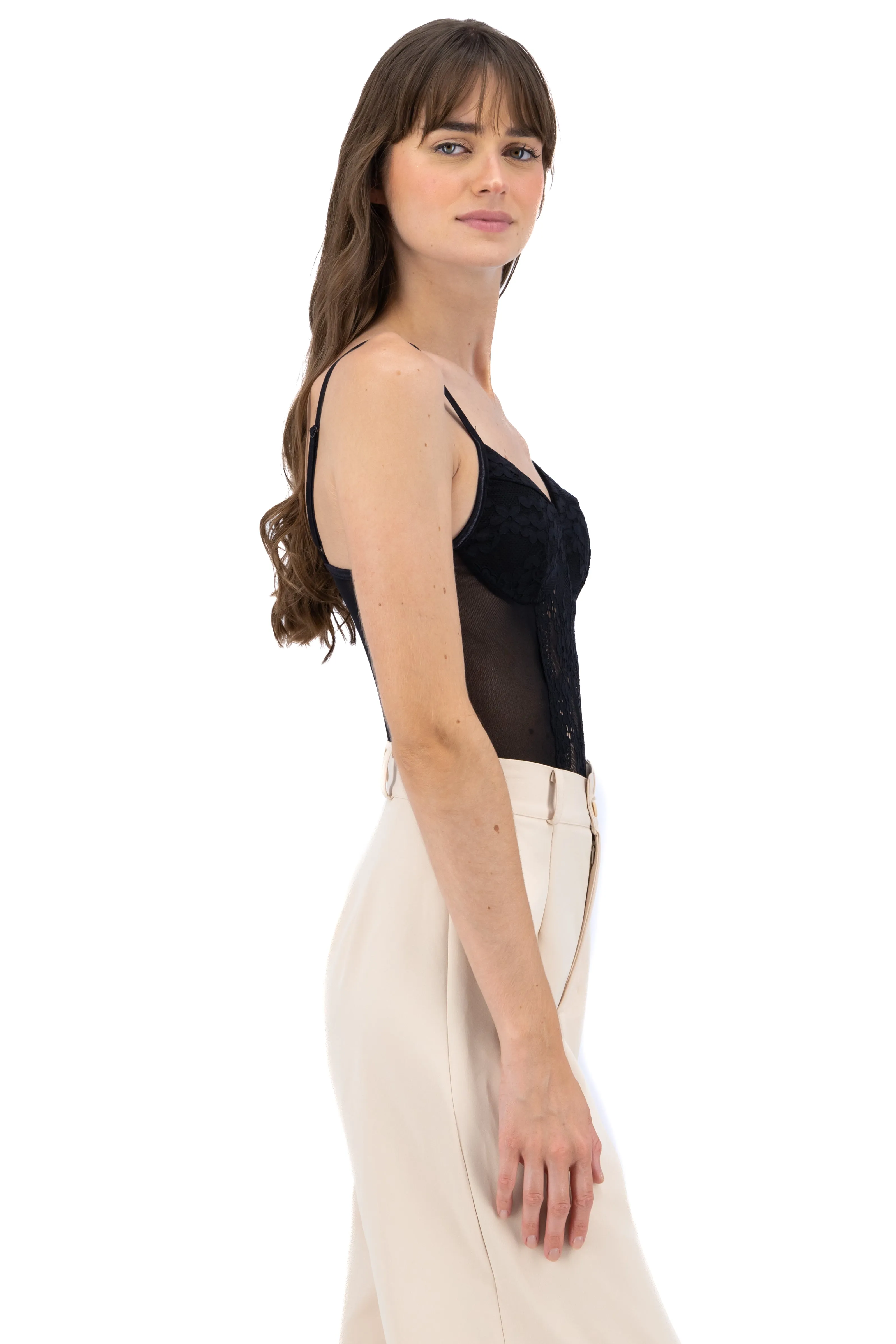 Bodysuit de encaje con transparencias sold by Shasa product image thumbnail 3