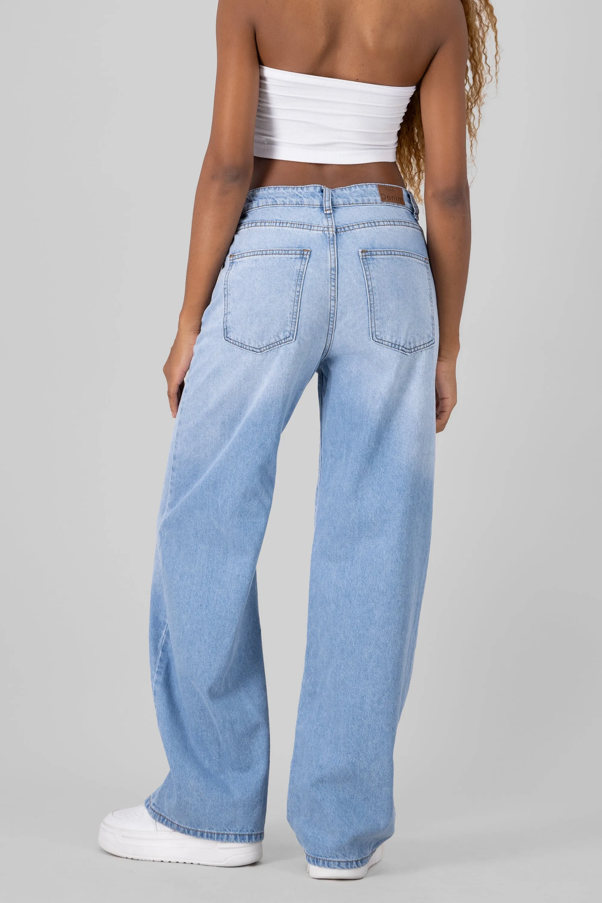 Jeans wide leg con desgaste sold by Shasa product image thumbnail 4