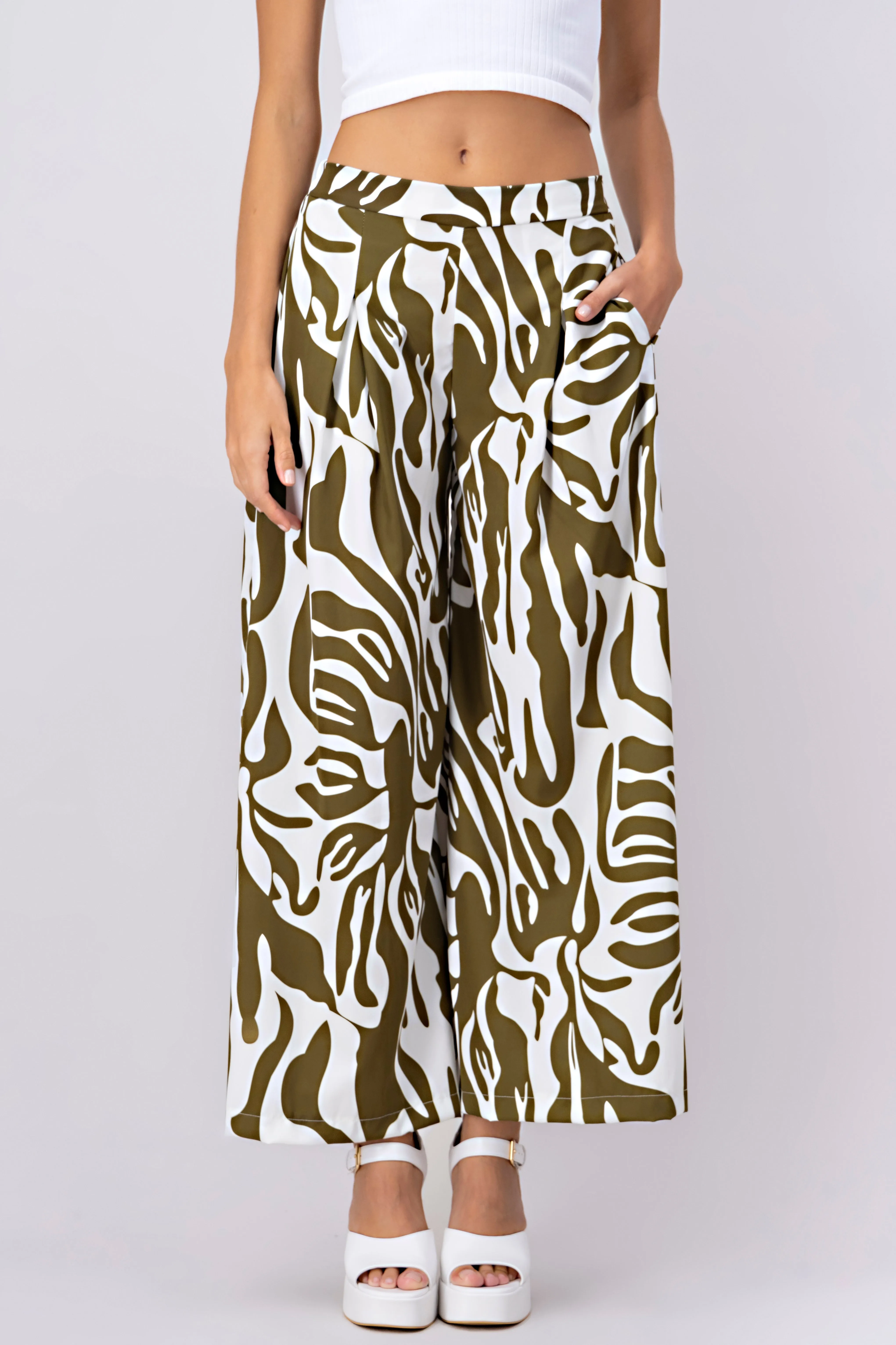 Pantalón super wide leg estampado sold by Shasa product image thumbnail 2