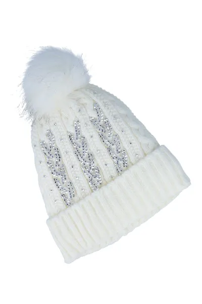 Gorro beanie tejido punto brillos sold by Shasa product image thumbnail 3