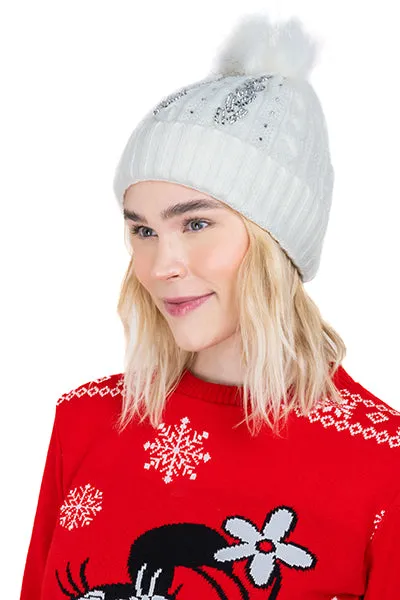 Gorro beanie tejido punto brillos sold by Shasa